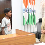 Children benefited from PM CARES scheme in Sonipat met Deputy Commissioner Neha