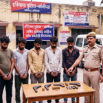 Sonipat: Five accused arrested with illegal weapons in five separate cases; sent to jail.