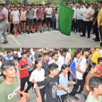 Sonipat MLA felicitates Yoga marathon winners.