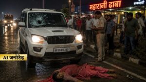 Sonipat Woman returning home from a dhaba in Murthal run over by a Scorpio; dies.