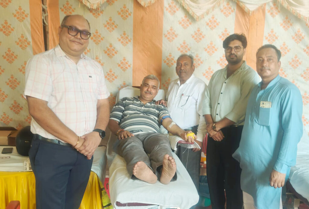 A Confluence of Service in Sonipat: 218 patients treated, and clothing and household items distributed to the needy at a mega health check-up and blood donation camp.