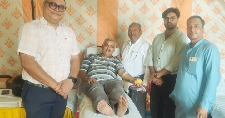 A Confluence of Service in Sonipat: 218 patients treated, and clothing and household items distributed to the needy at a mega health check-up and blood donation camp.