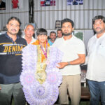 Asian bronze medalist wrestler Nisha Mor receives a grand welcome in Larsauli village; MLA Kadian honors her.