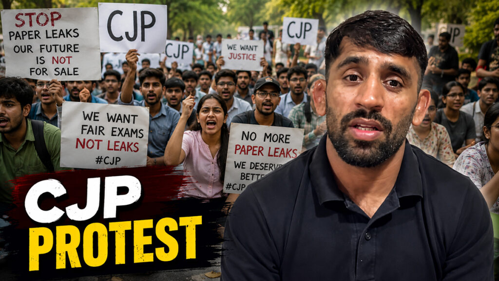 Bajrang Punia comes out in support of students; says voices demanding rights cannot be suppressed by batons.