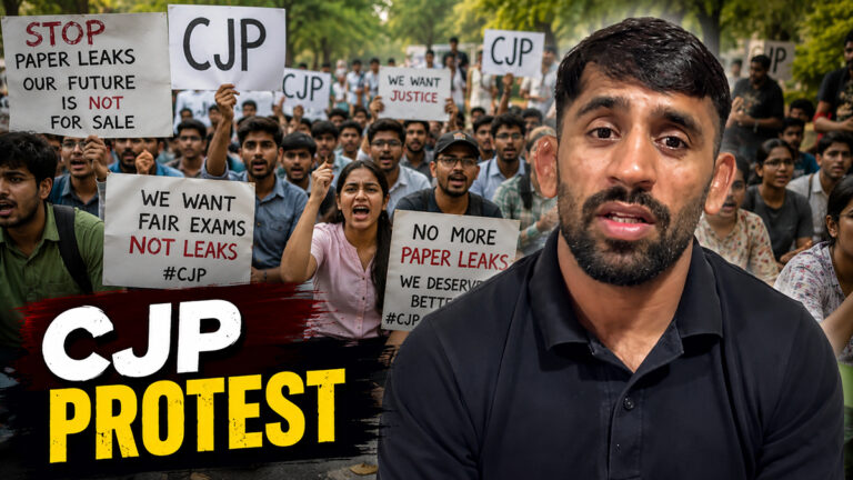 Bajrang Punia comes out in support of students; says voices demanding rights cannot be suppressed by batons.