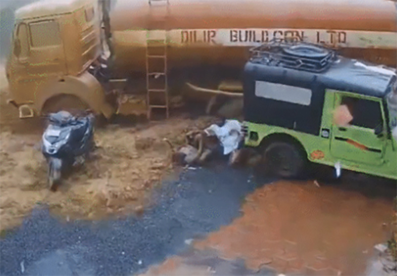 Landslides in Wayanad due to heavy rain; devastation at tunnel project site.