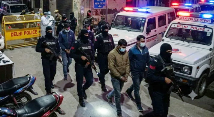 Major strike against terror in Delhi and Punjab; six suspected terrorists arrested; arms smuggling network also busted.