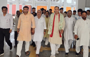 Pandit Baroli inspected railway stations ahead of the historic launch of the Sonipat hydrogen train.
