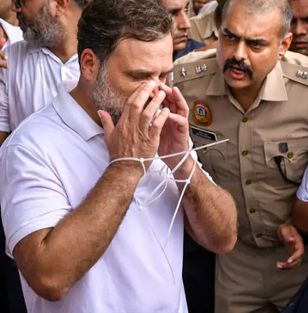 Rahul Gandhi detained from PM's residence; says, "I will fight the students' battle until my last breath."