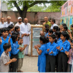 Ramkumar Jain (of Pugathala) donated a water cooler to the government school in his ancestral village.