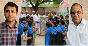 Ramkumar Jain (of Pugathala) donated a water cooler to the government school in his ancestral village.