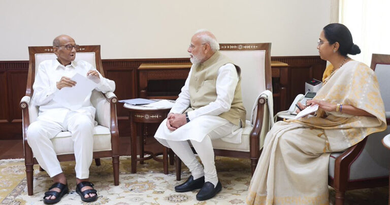 Sharad Pawar meets PM Modi; urges the government to show sensitivity towards students' issues.