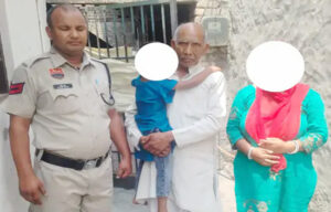 Sonipat Police reunited a lost five-year-old girl with her family.