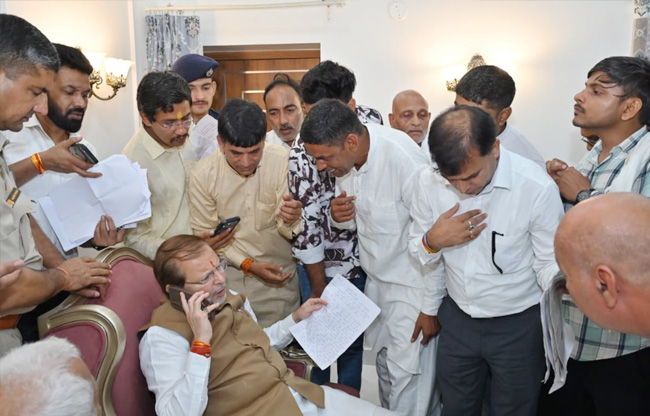 Sonipat Prompt resolution of public grievances is the government's priority Dr. Arvind Sharma