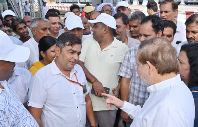 Sonipat Welcomed with cleanliness; Gohana set to emerge on the global map with the hydrogen train – Dr. Arvind Sharma Gjd News (2)