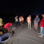 The new sewer line will resolve the problems of waterlogging and clogging.
