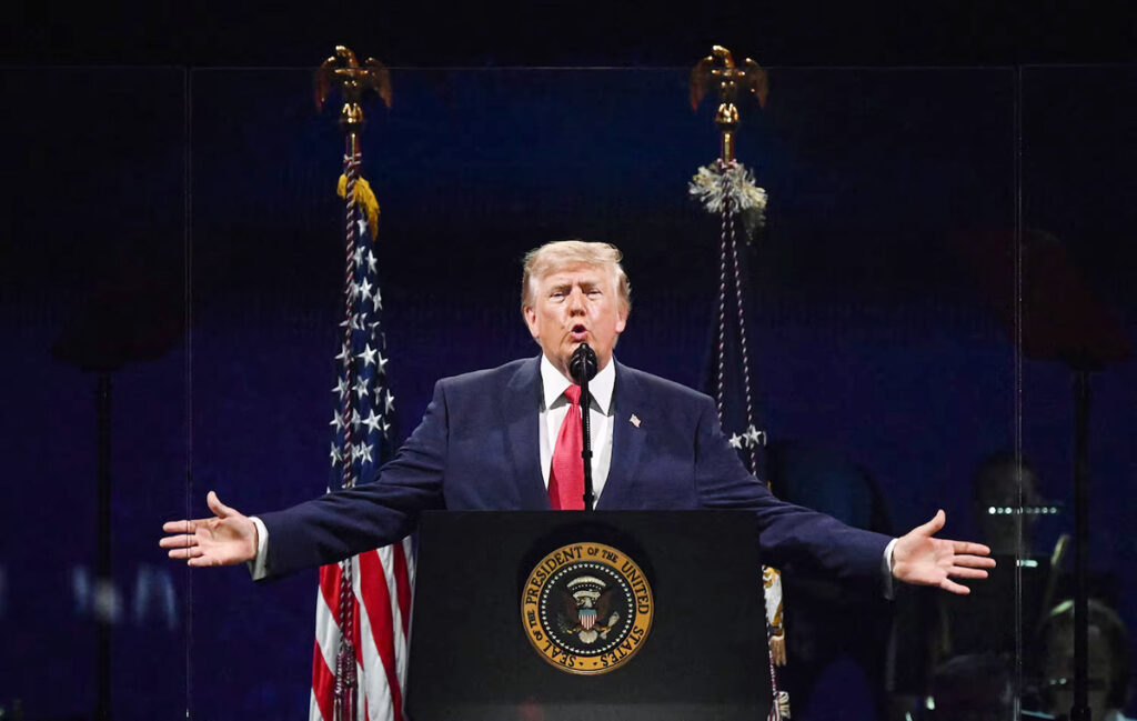 Trump's tough stance: Iran could be wiped out in a single attack; America also showcased its might as it marked 250 years of independence.