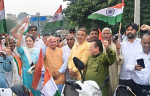 Sonipat: A wave of patriotism rises from Agrasen Chowk; the city resonates with the Tiranga Yatra.