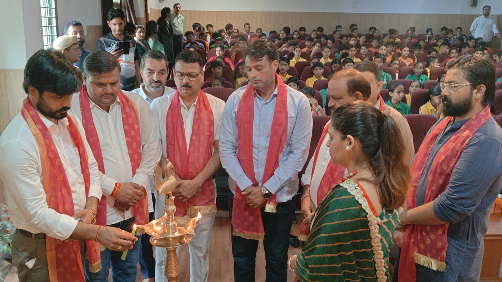 Grand Independence Day celebration at Purna Murti Global School; the entire campus steeped in the spirit of patriotism.