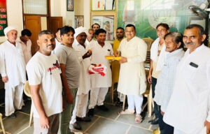 Sonipat: Gratitude expressed to Pradeep Sangwan for securing a grant from the Chief Minister.