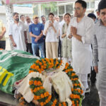 Sonipat: Brigadier OP Chaudhary, a companion in INLD's struggles, bid a final farewell.