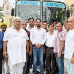 Sonipat Punjabi community departs from Gannaur for the Partition Horrors Remembrance Day event.