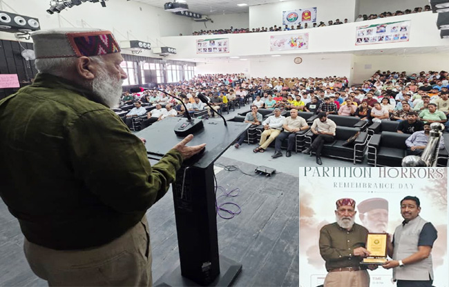 Sonipat: Leaving behind homes and land due to Partition was a period of agony: Dr. Agnihotri.