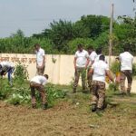 CRPF Khewda plants 251 saplings in Tharu village, spreads message of greenery.