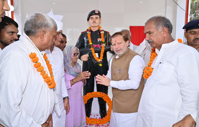 Sonipat: Honoring martyrs is part of our culture; future generations will draw inspiration from their sacrifices: Dr. Sharma.