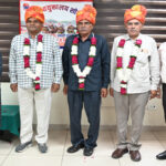 Sonipat: DCP Sonakshi Singh bade farewell to a retired police officer with honor.