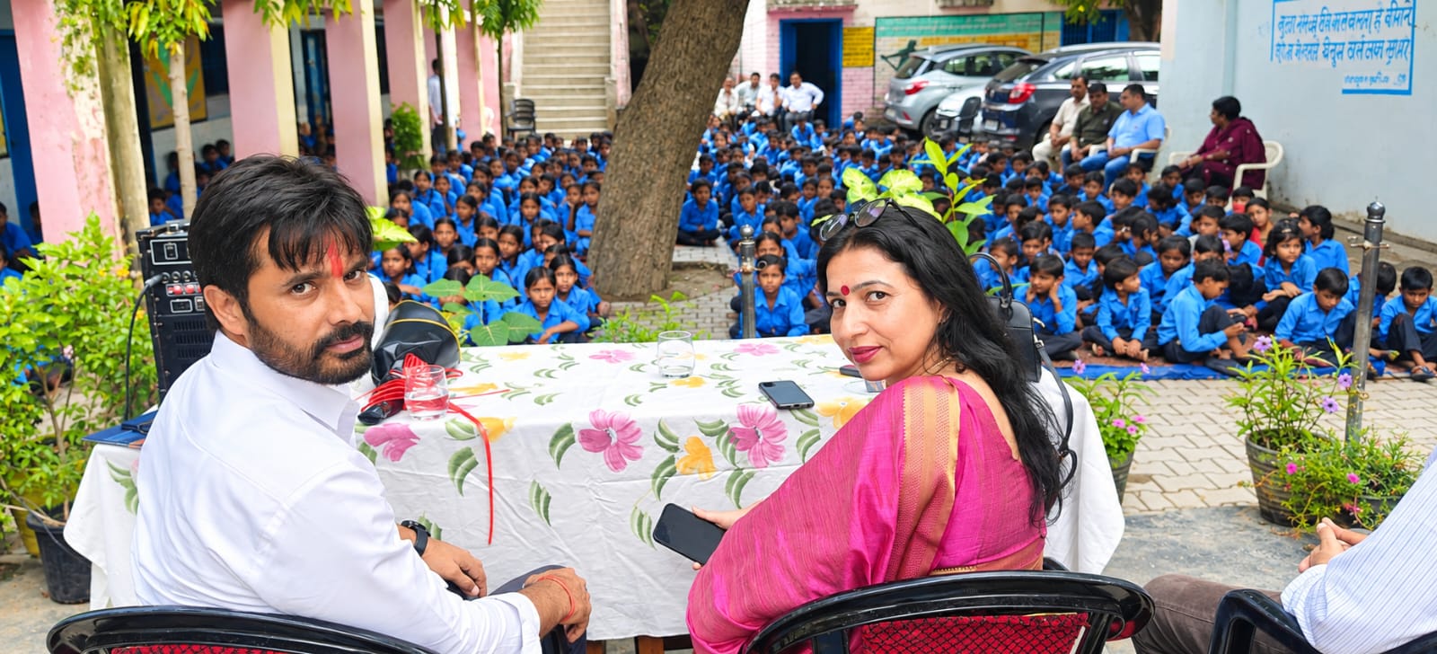 Sonipat: 'Seva Sankalp Abhiyan'—from cow service to conveying the message of service to students.