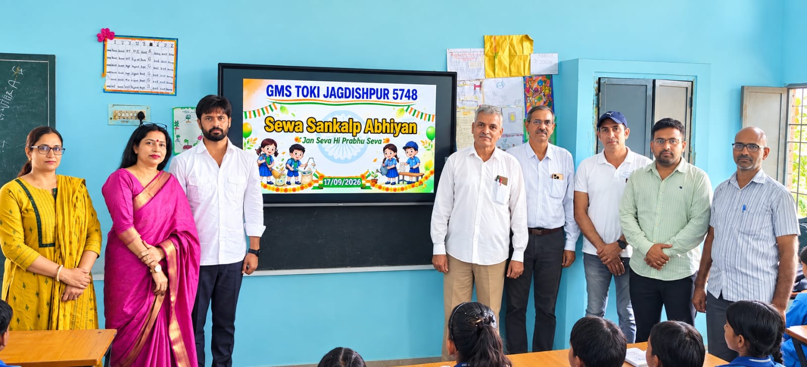 Sonipat: 'Seva Sankalp Abhiyan'—from cow service to conveying the message of service to students.