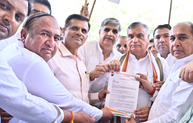 Memorandum submitted in Sonipat under the OBC Rights Campaign.