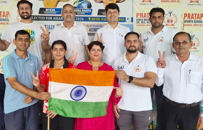 Sonipat: Three athletes from Pratap School to showcase their prowess at the Asian Games.