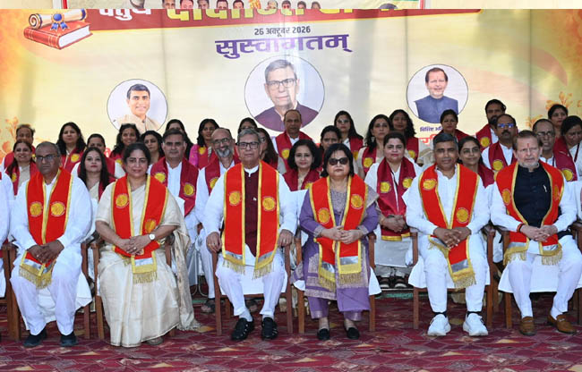 Sonipat: Building a prosperous nation is possible through the education of daughters: Chancellor Prof. Asim Ghosh