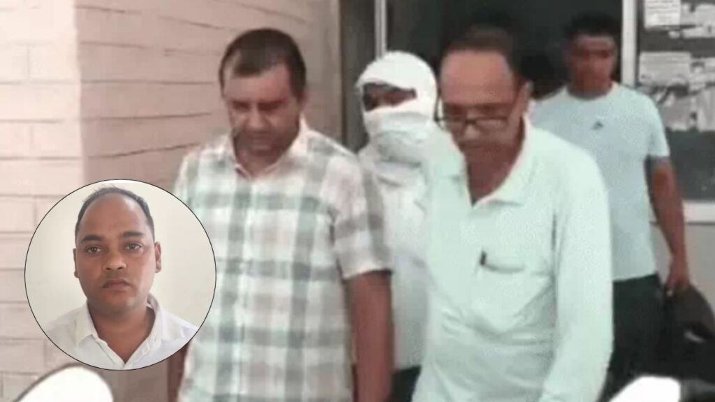 Patwari arrested for accepting a bribe of ₹90,000 in exchange for processing a bank loan entry.