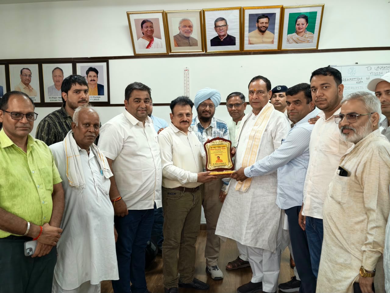 There is no greater service than blood donation; a single unit of blood can save a life: Mohan Lal Badoli.
