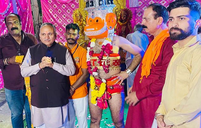 Sonipat: Prayers for the welfare of all during religious events ahead of Dussehra