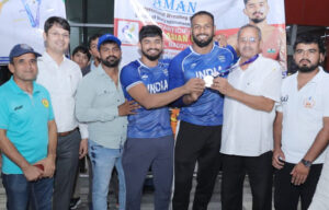 Sonipat: Grand welcome for Asian Games silver-medalist wrestler Nitesh.